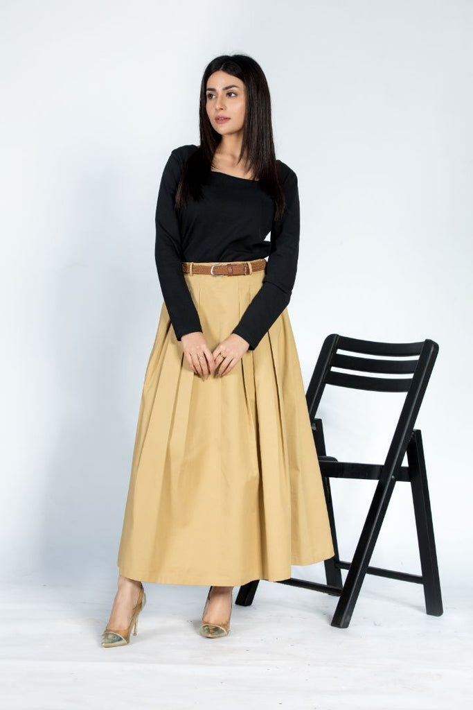 Sand Pleat Skirt