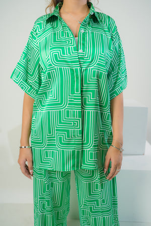 Verda Maze Co-ord - Raya Attire