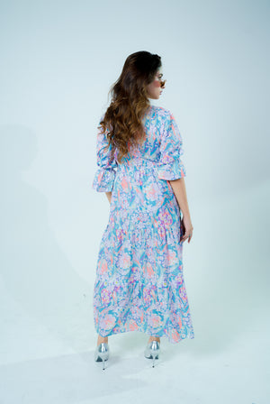 Celeste Bloom Maxi - Raya Attire