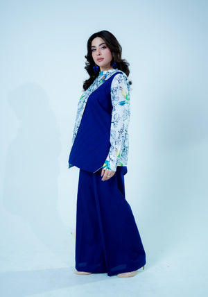 Elara Blue Co-Ord - Raya Attire