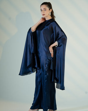 Starry Night Navy Cape - Raya Attire