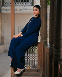 Navy Blue Co-ord Set - Raya Attire