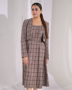 Mocha Oxford Poise - Raya Attire