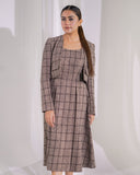Mocha Oxford Poise - Raya Attire