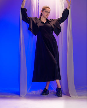 Jet Black Regal Layers - Raya Attire