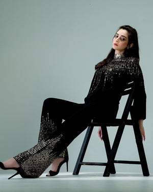 Golden Nights Co-ord Set - Raya Attire