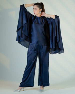 Starry Night Navy Cape - Raya Attire