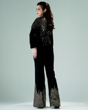 Golden Nights Co-ord Set - Raya Attire
