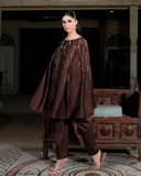 Chocolate Brown Kaftan - Raya Attire