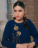 Navy Blue Co-ord Set - Raya Attire