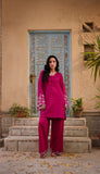 Fuchsia Royal Viscose Silk Set