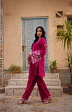 Fuchsia Royal Viscose Silk Set