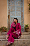 Fuchsia Royal Viscose Silk Set