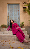 Fuchsia Royal Viscose Silk Set