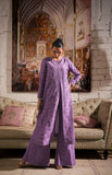 Elegant Lavender Embroidered Dress