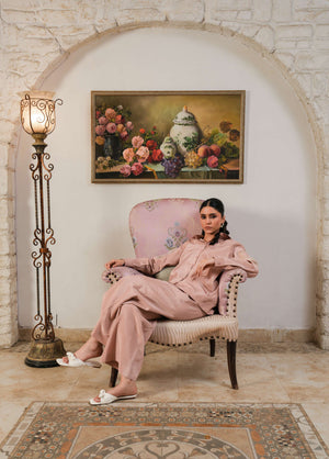 Rosé Imperial Silk Coord Set