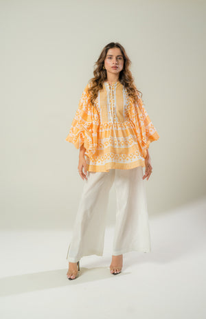 Amber Bloom Fusion Top - Raya Attire