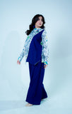 Elara Blue Co-Ord - Raya Attire