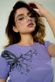 Luminous Flutter Tee - Raya Attire