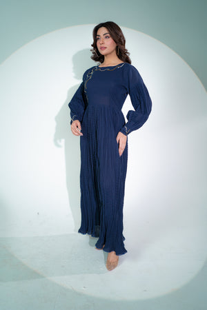 Regal Ruched Dress - Raya Attire