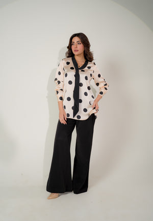 The "Champagne Polka" Co-Ord - Raya Attire