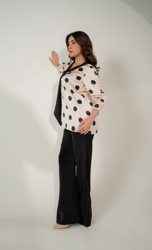 The "Champagne Polka" Co-Ord - Raya Attire
