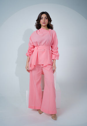 Coral Cascade Co-Ord - Raya Attire