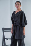 Black Sculpted Coo - rd - Raya Attire