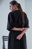 Black Sculpted Coo - rd - Raya Attire