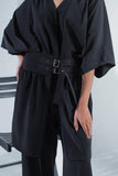 Black Sculpted Coo - rd - Raya Attire