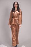 Earthy Brown Noir Cord Set
