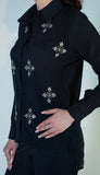 Mosaic Embellished Co - ord Set - Raya Attire