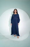 Regal Ruched Dress - Raya Attire
