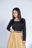 Square Neck Long - Sleeve Top - Raya Attire