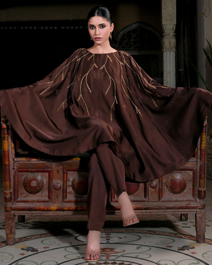 Chocolate Brown Kaftan